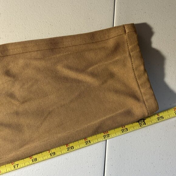 Talbots Women’s Sz 12 Pants Skinny Ankle Equestrian Jegging Tan Faux LeatherTrim - Picture 3 of 10